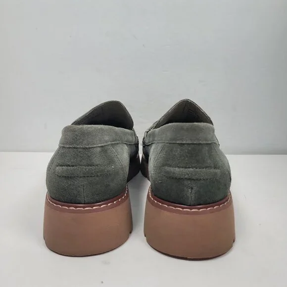 Sanctuary Westside 2.0 Women's Olive Green Leather Loafers US Size 9M - Picture 4 of 8